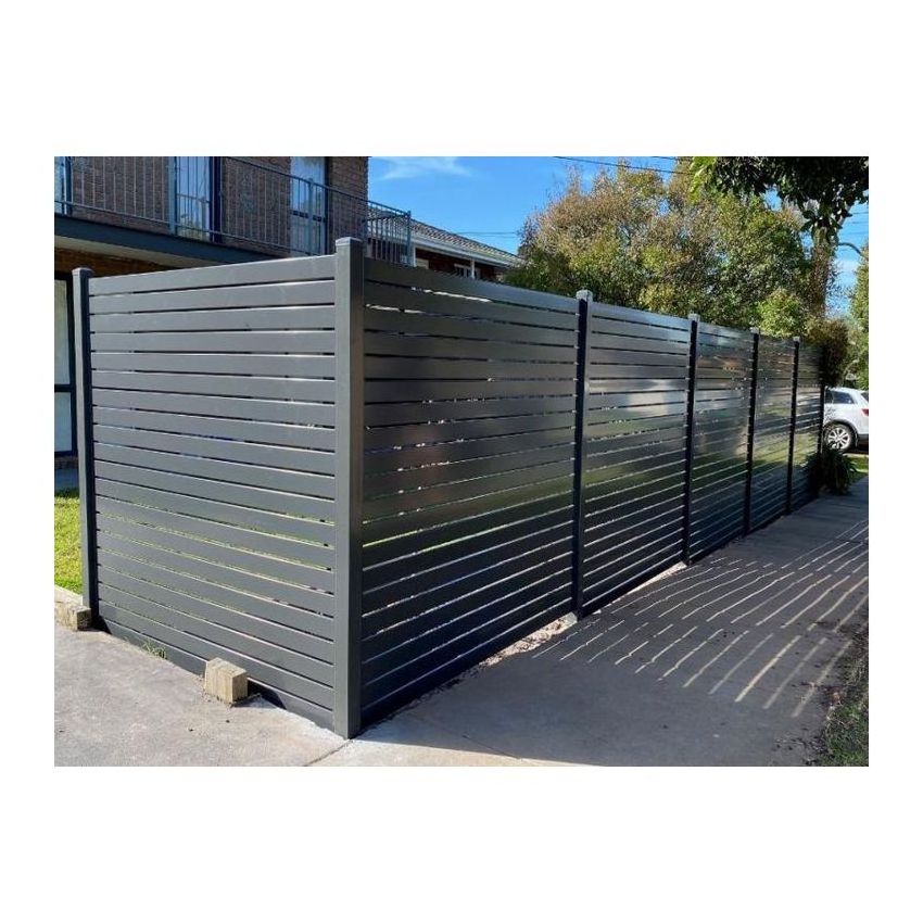 Aluminum Privacy Slat Fence Garden Slat Fence For Garden