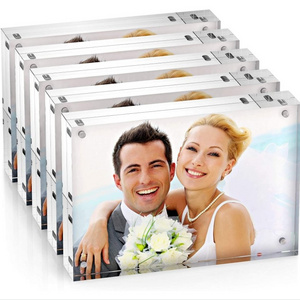 4x6 "  2 side Acrylic Magnetic Photo Frame picture frame