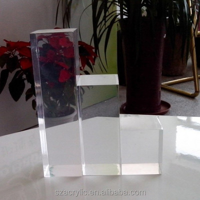 perspex cube acrylic block/transparent acrylic cube