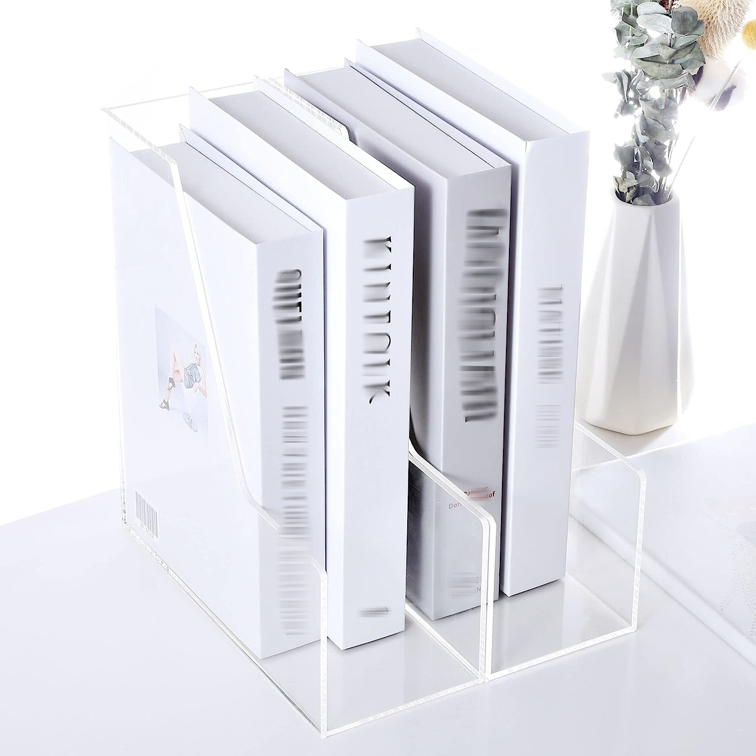 acrylic stand display transparent acrylic office magazine rack file organizer and children's small bookshelf