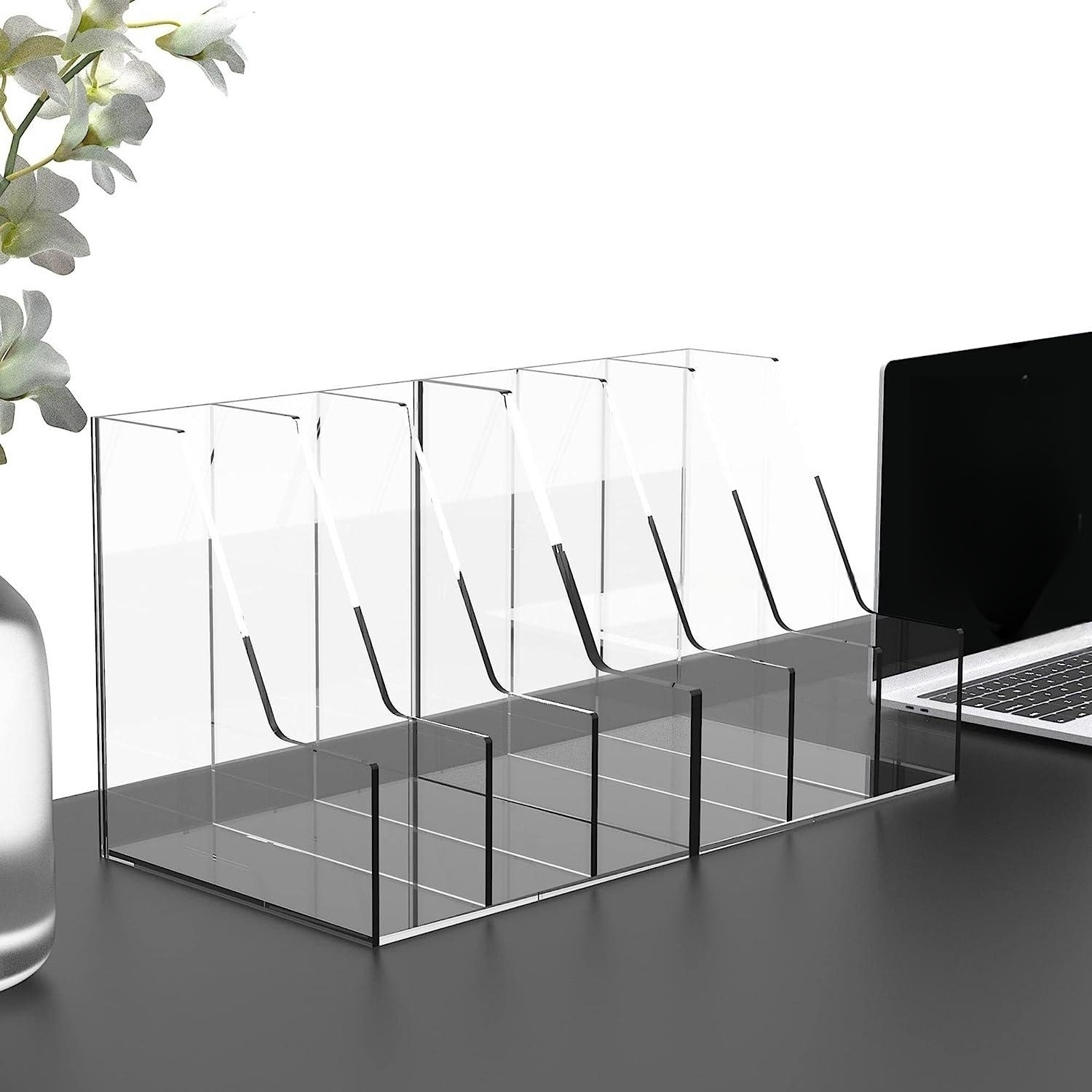 acrylic stand display transparent acrylic office magazine rack file organizer and children's small bookshelf