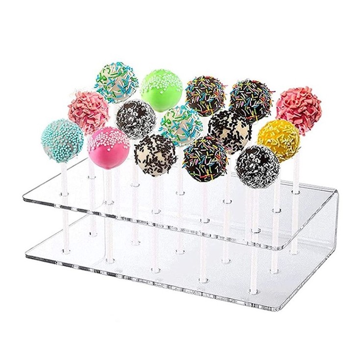 Acrylic Cake Pop Display Stand Holder Lollipop Display Rack