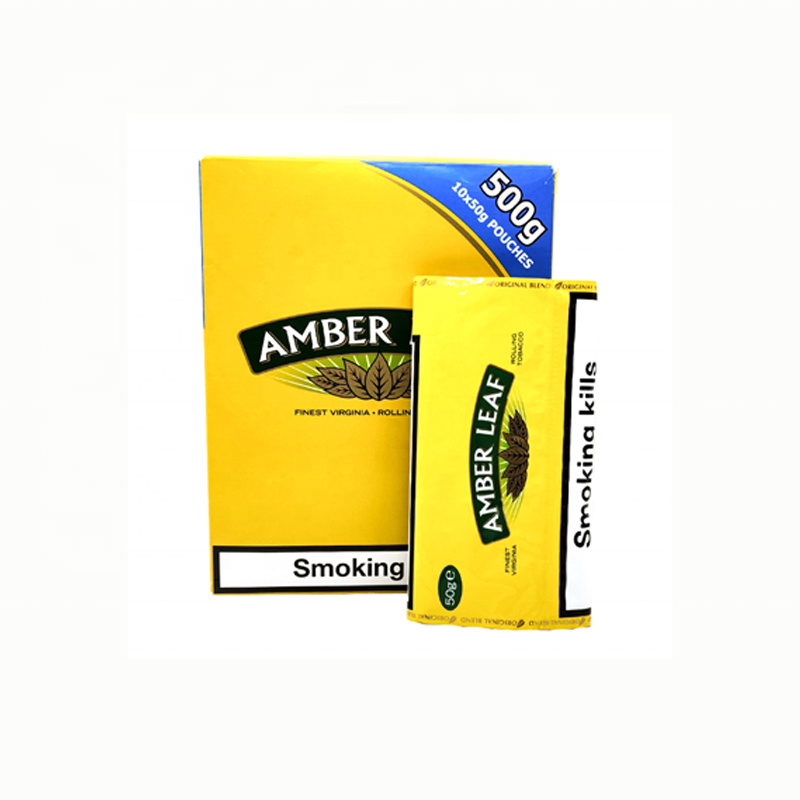 Factory customized 50g amber leaf tobacco bag portable cigarette 30g25g Winston golden american spirit tobacco packaging bag