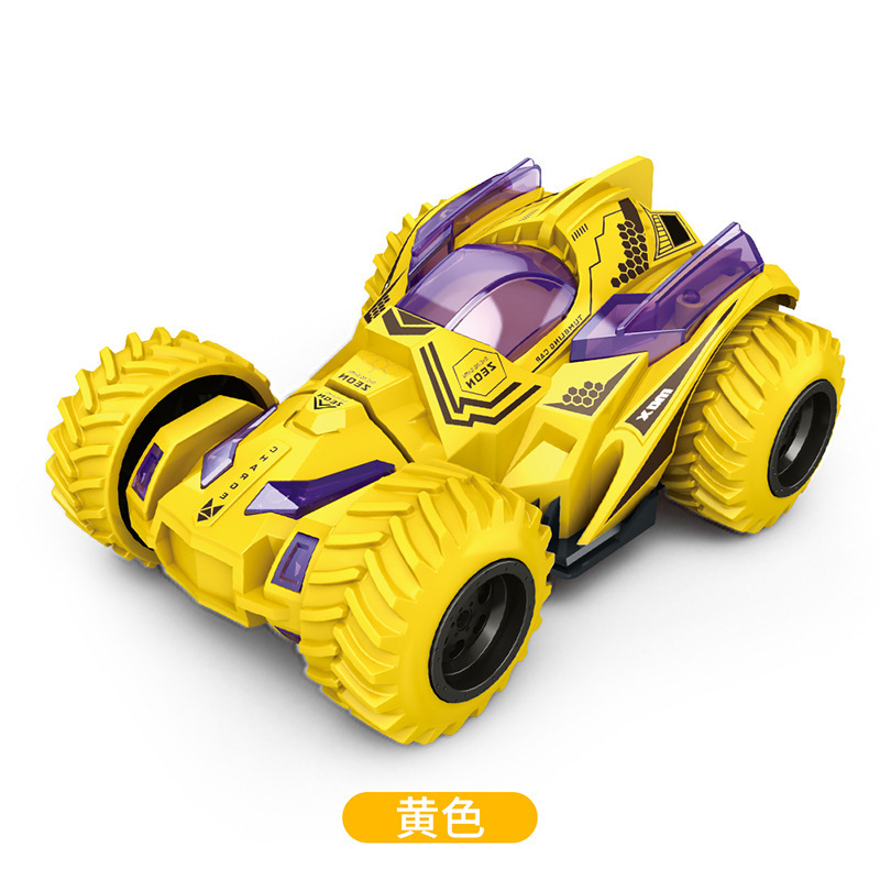 Hot Selling Four-Wheel Drive Inertial Monster Truck Stunt Mini Cars Inertia Power Plastic Push Friction Car Toys For Kids