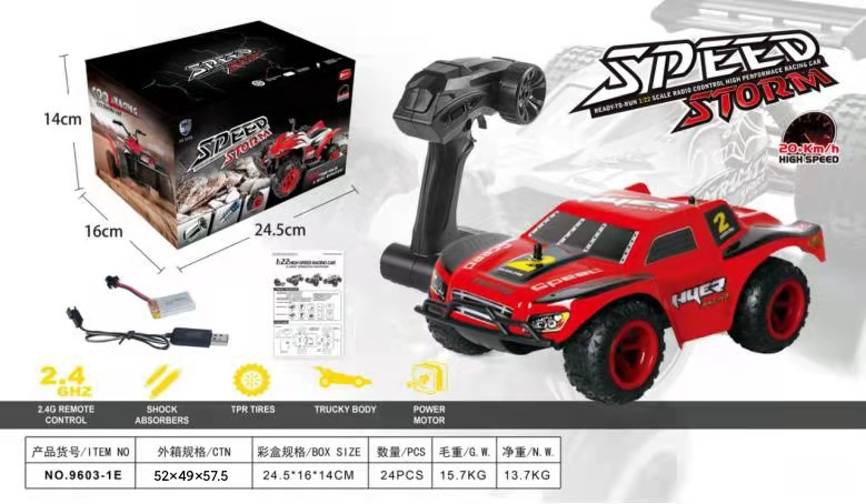 4x4 2.4ghz Scale Remote Control Vehicle Car All Terrain Off-road Hobby Rc Buggy Toy Cars For Boys & Adults Beginner