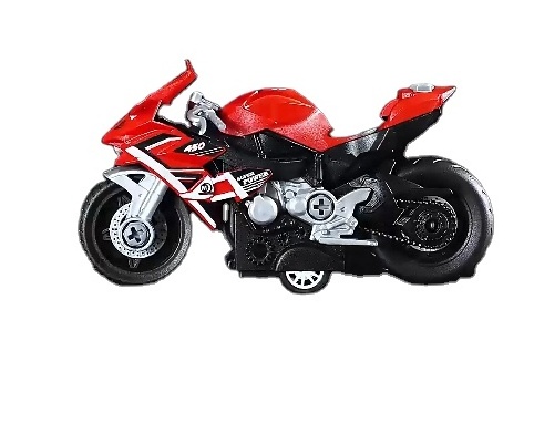 Hot Sale plastic motorcycle racing toy model detachable assembly mini locomotive Inertia toy car for kid children gift