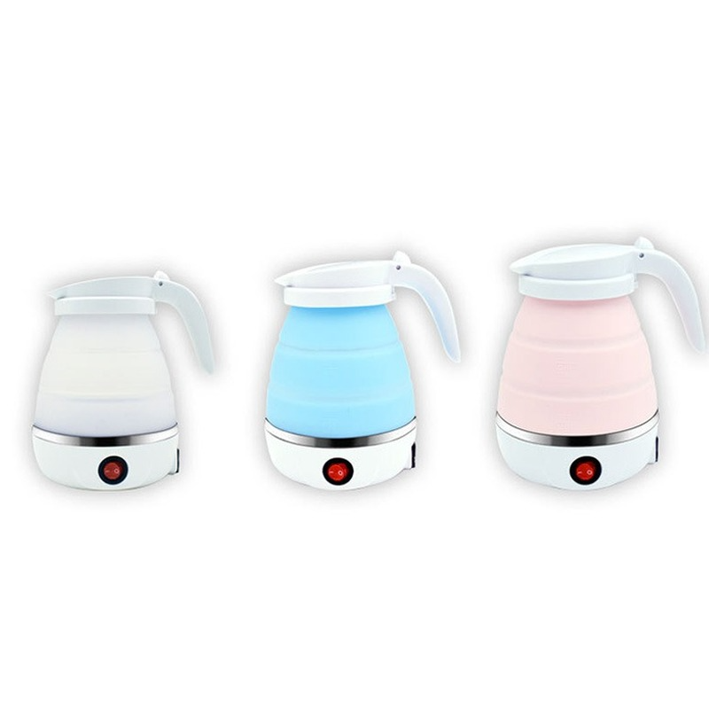 New Mini Foldable Portable Car Travel Home Appliances Silicone Travel Folding Electric Water Kettle