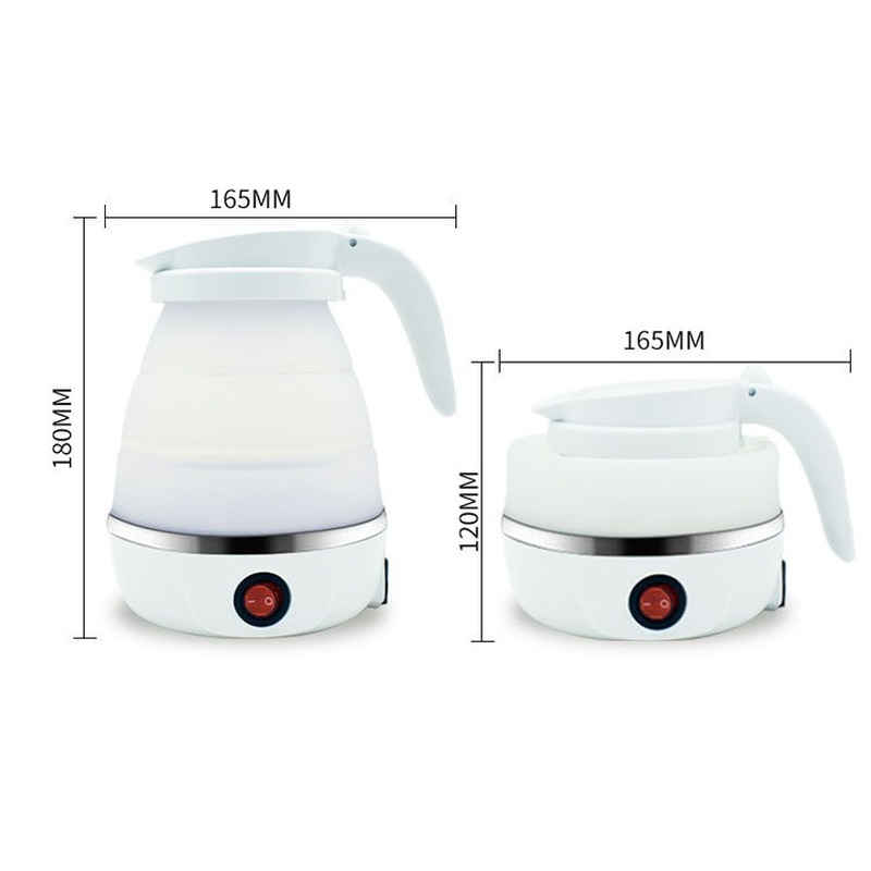 New Mini Foldable Portable Car Travel Home Appliances Silicone Travel Folding Electric Water Kettle