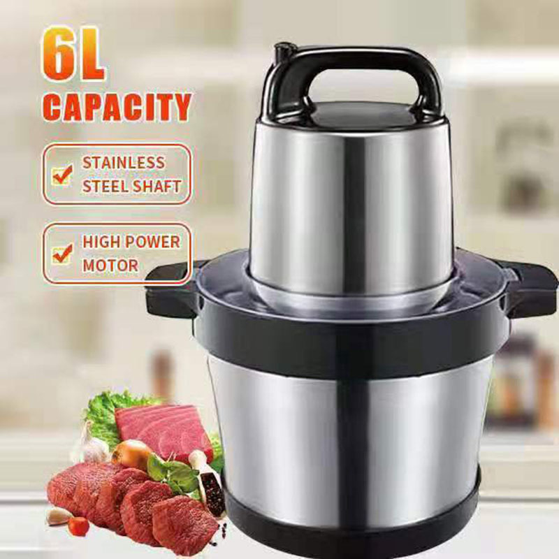 Stainless Steel Vegetable Blender Mixer Food Processor2L 6L 10L Meat Grinder Machine Chopper Mincer