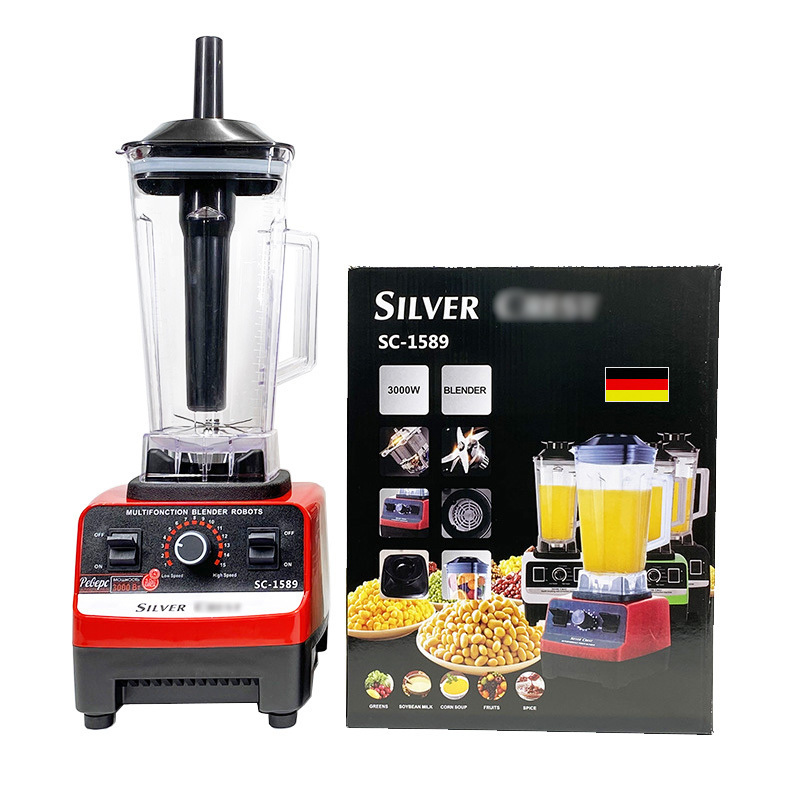 4500W Heavy Duty Commercial Grade  Ice Smoothies BPA Free 2L Jar Blender 6 Blades Mixer Juicer Fruit Food Processor