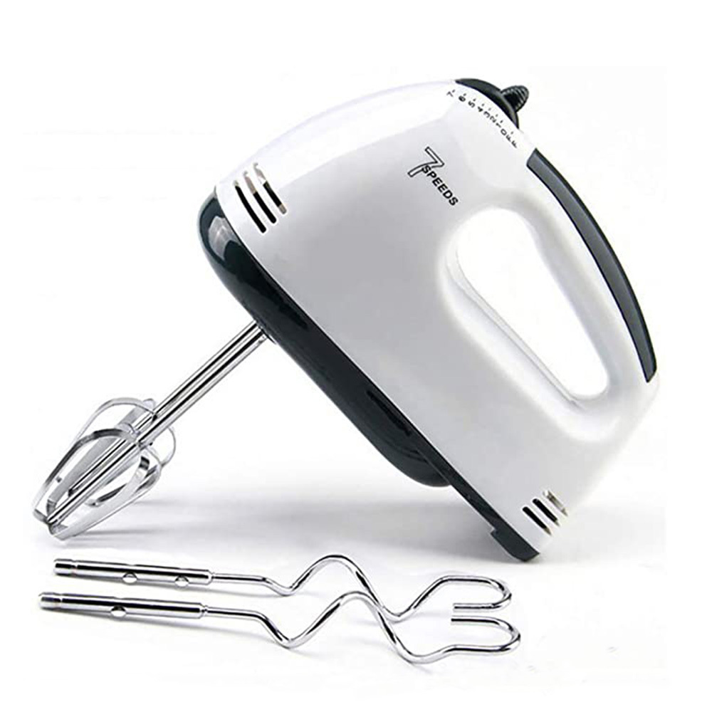 Handheld Mixer Egg Beater Automatic Cream Food Cake Baking Dough Mixer Multifunctional 7 Speed Mini Mixer Electric Food Blender