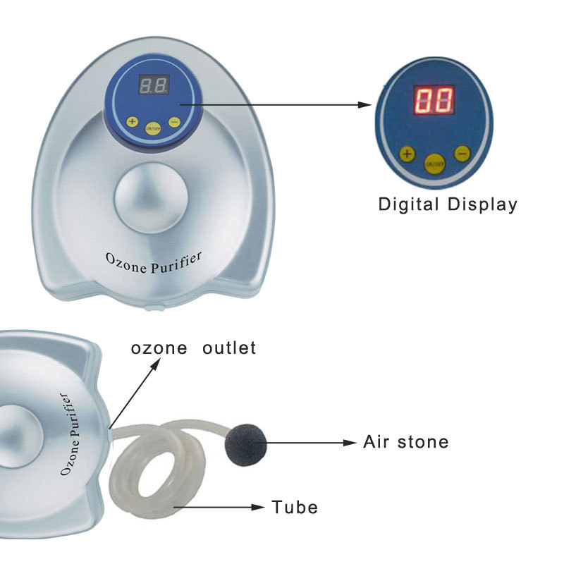 Air purifier ozonizer air and  Water Digital Food Sterilizer Ozonizer Ozonator Vegetable Fruit Washers Deodorization