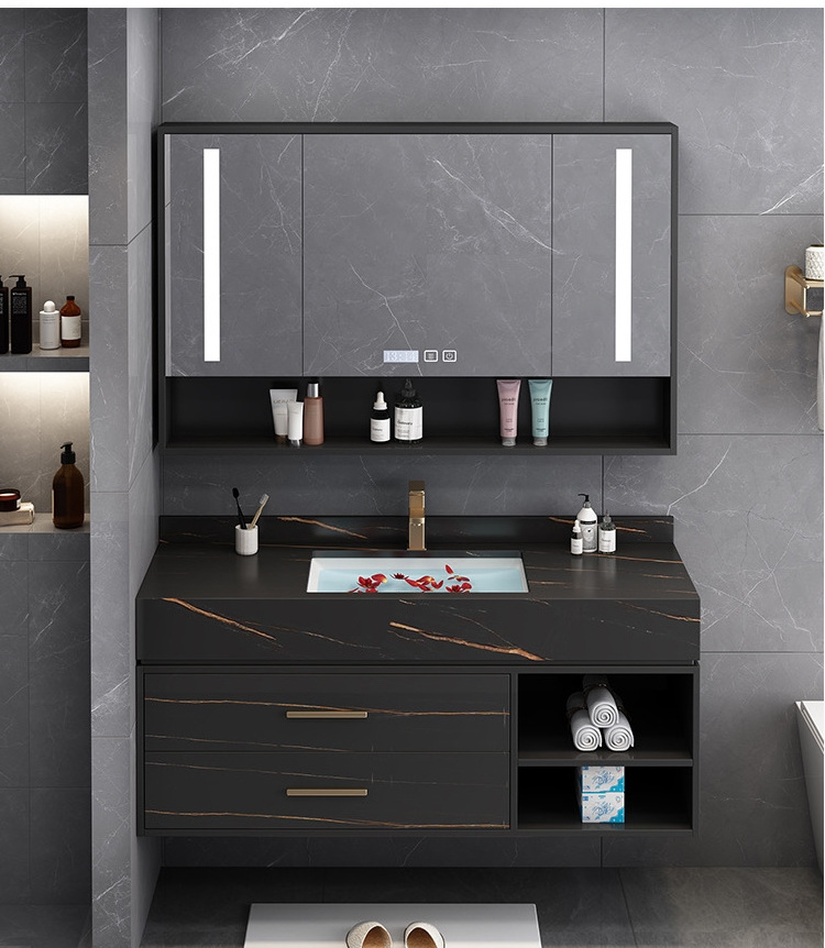 American style bathroom vanity sink wholesale with intelligent lights  mirror