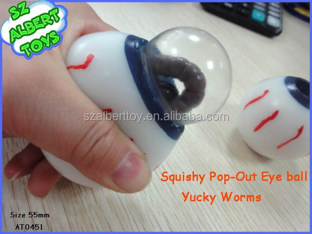 Halloween squishy  eye ball pop up toys