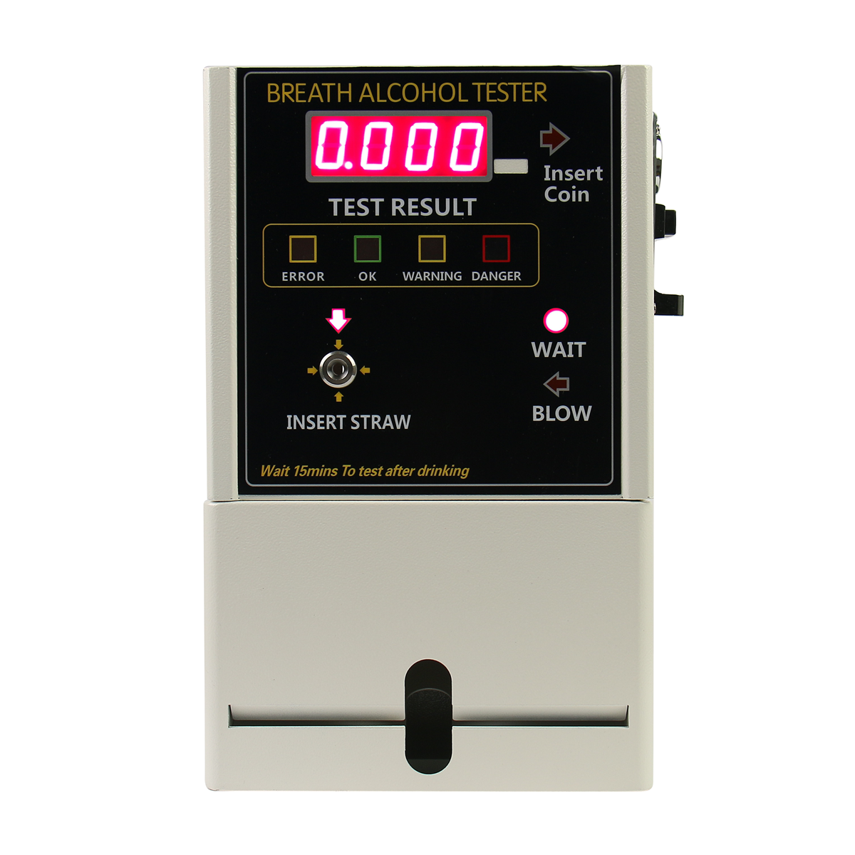 Vending machine /Coin-operated alcohol meter/alcohol tester High Sensitivity And Reliable Accuracy Breathalyzers