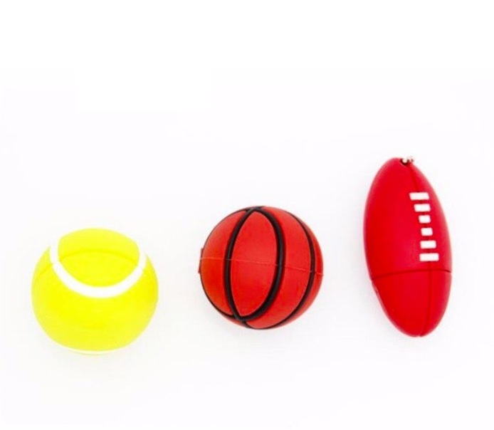 Cartoon PVC sport series usb flash drive ball usb stick Basketball/Tennis ball/ football /golf/ rugby/ Table tennis