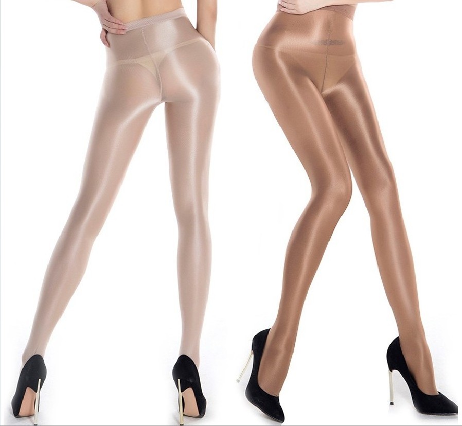 Fashion Hot Sale Nightclub Bar DJ Female Shiny 70D Reflective Shiny Silk Tights Pantyhose