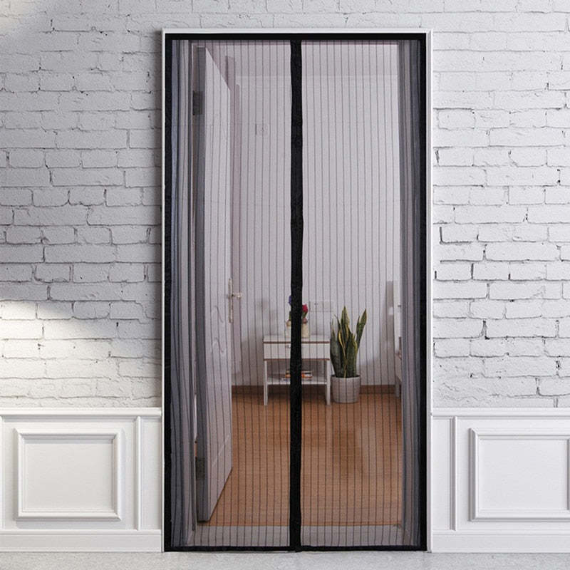 Summer Fly Screen Magnetic Mosquito Net Screen Door Curtain  Magnetic Stripe Curtain Size 120x240