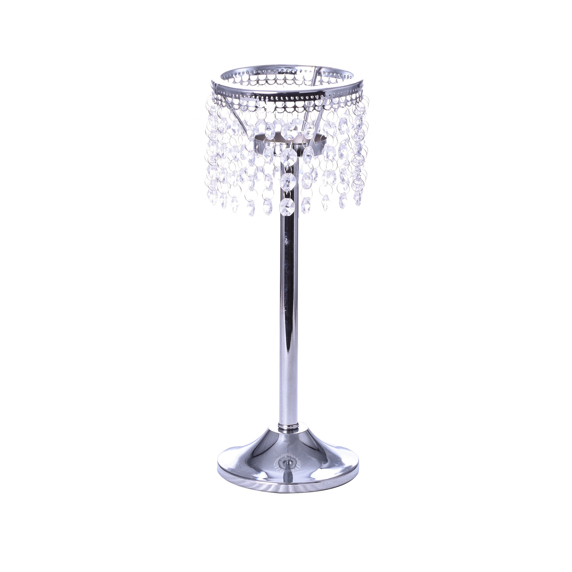 Crystal  acrylic set 3  tealight candle holder centerpieces