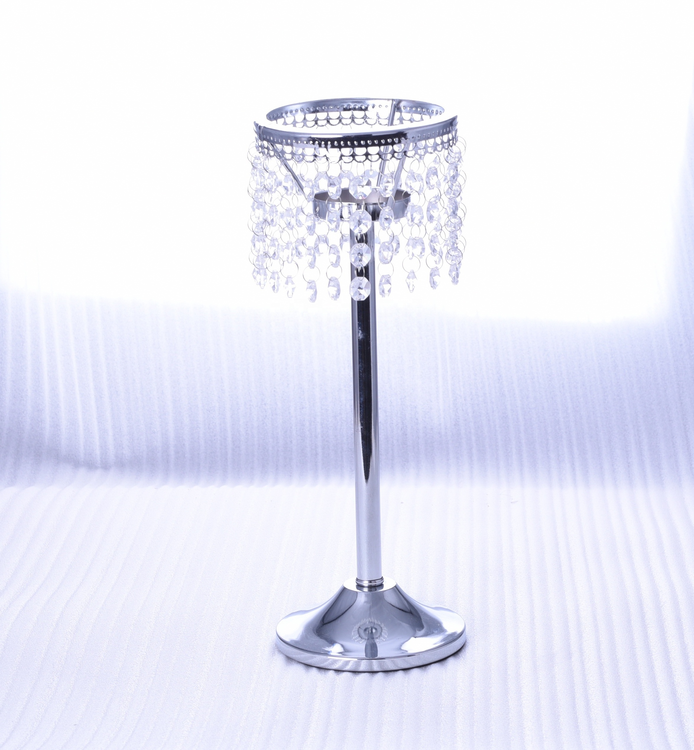 Crystal  acrylic set 3  tealight candle holder centerpieces