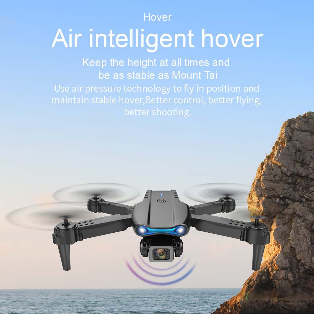 Drone 4k LED Flight 14 Minutes Battery Life 4K HD Dual Camera Lens Switching Broader Vision Light Remote Control Drone