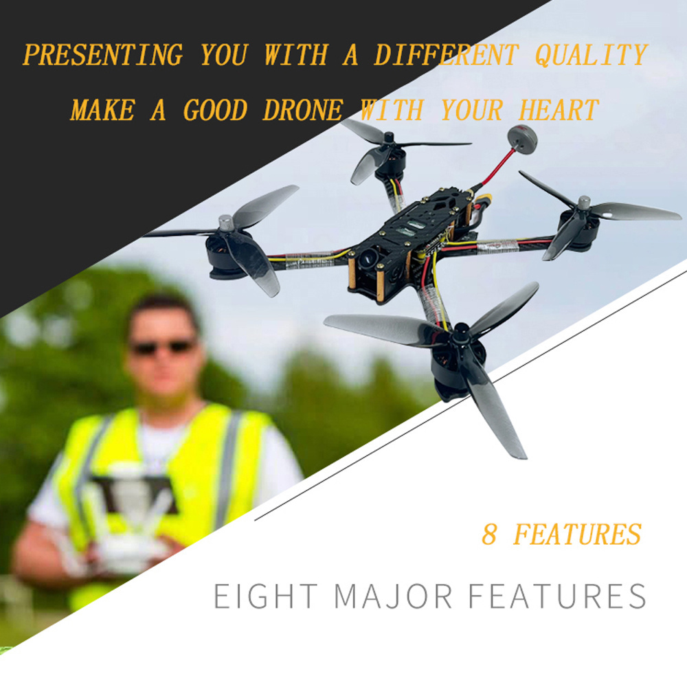 customizable FPV Drone 7 Inches Assemble Mini Frame Goggles Racing Parts FPV Expert Drones Kit Real-time Transmission Drones