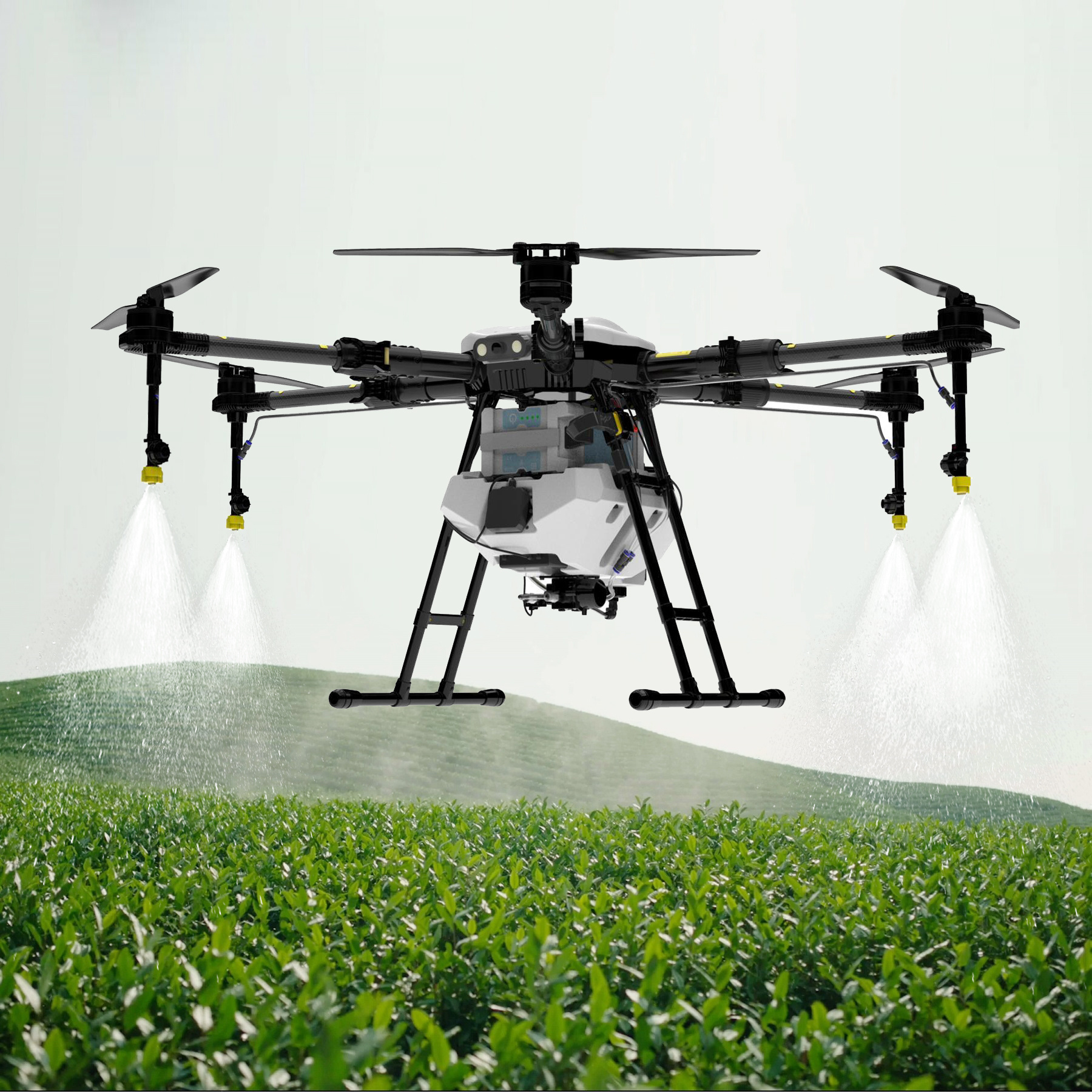 2024 New Professional Sprayer With Fumigation Foldable Uav Remote Control Agriculture Sprayer Agricultural Drone