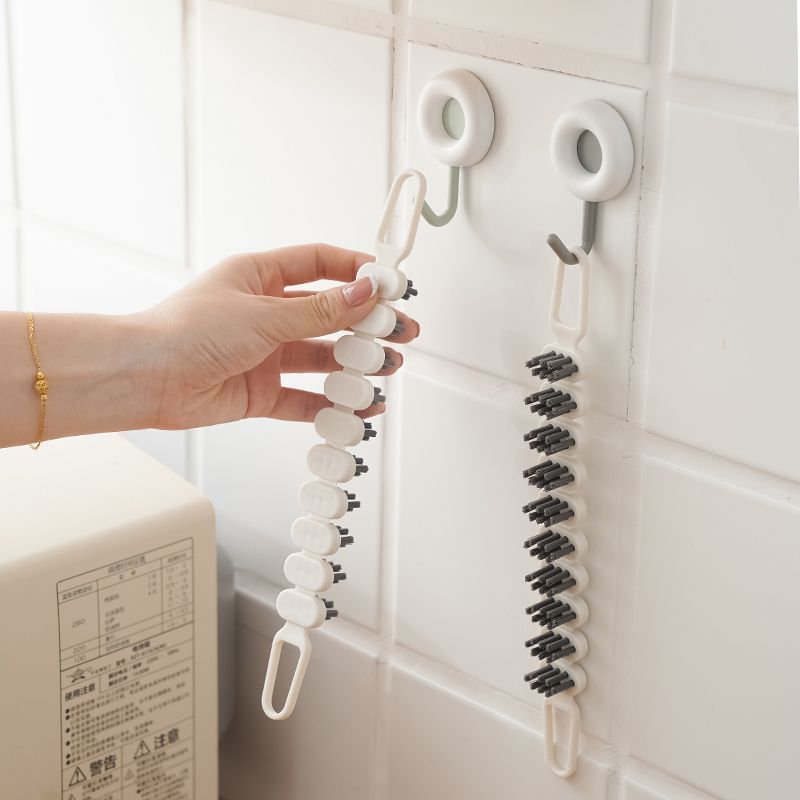 Flexible Cleaning Brush For Kitchen Bathroom Faucet Wall Corner Multifunctional Gap Soft Bristle Brush