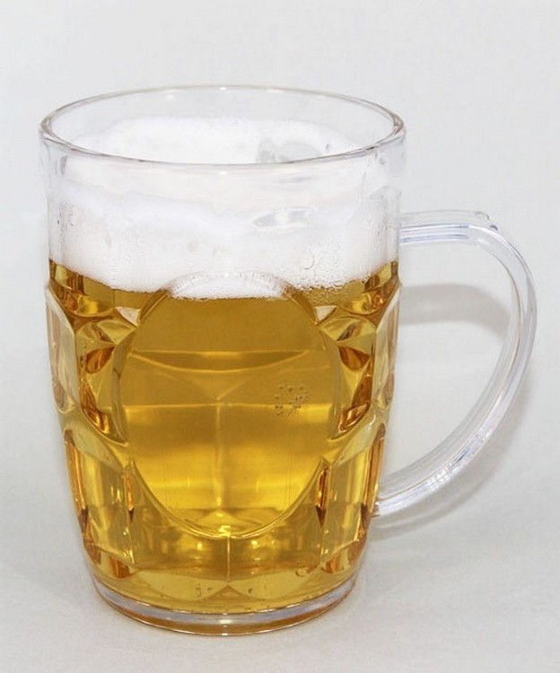 High Quality Clear White PP PS Acrylic Plastic Beer Drinking Cups Beer Mugs For Bar 6oz 12OZ 14OZ 16OZ