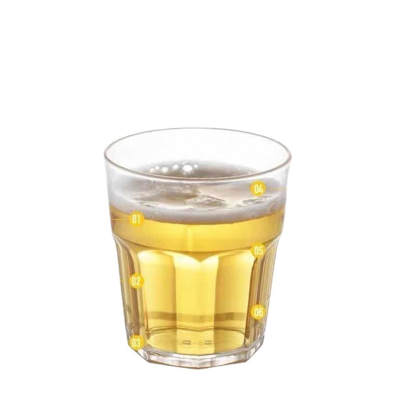 High Quality Clear White PP PS Acrylic Plastic Beer Drinking Cups Beer Mugs For Bar 6oz 12OZ 14OZ 16OZ