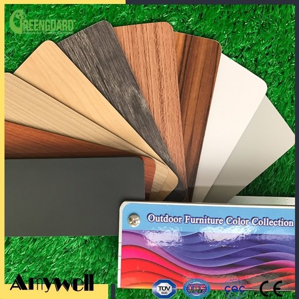 Amywell high density solid Formica hpl waterproof exterior wall siding panel