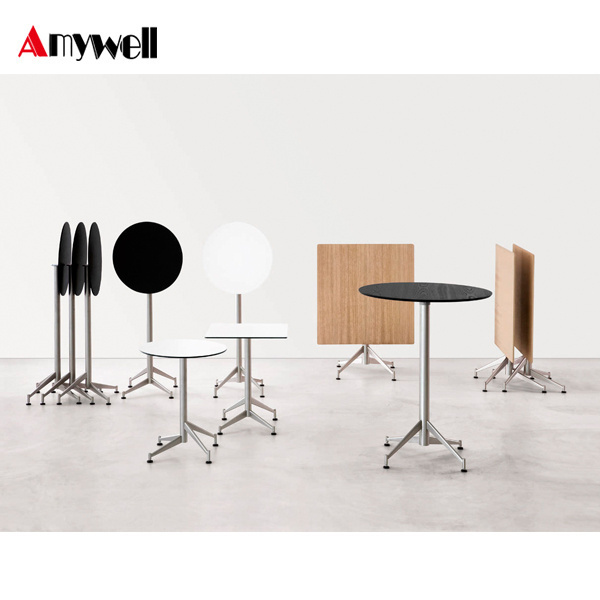 Amywell solid phenolic resin compact laminate HPL round table tops