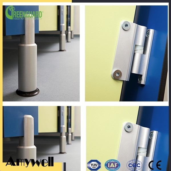 Amywell high quality 304 stainless steel toilet cubicle accessories