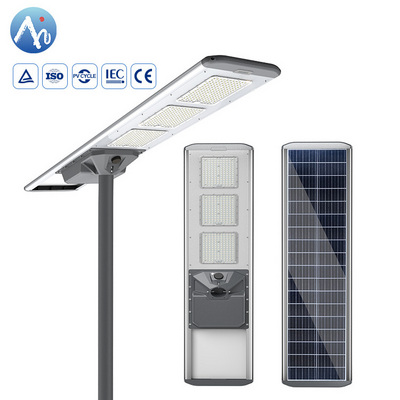 Factory Price Outdoor IP66 Solar Street Light Outdoor Lamp 120W High Lumen Motion Sensor All in One Solar LED Street Light