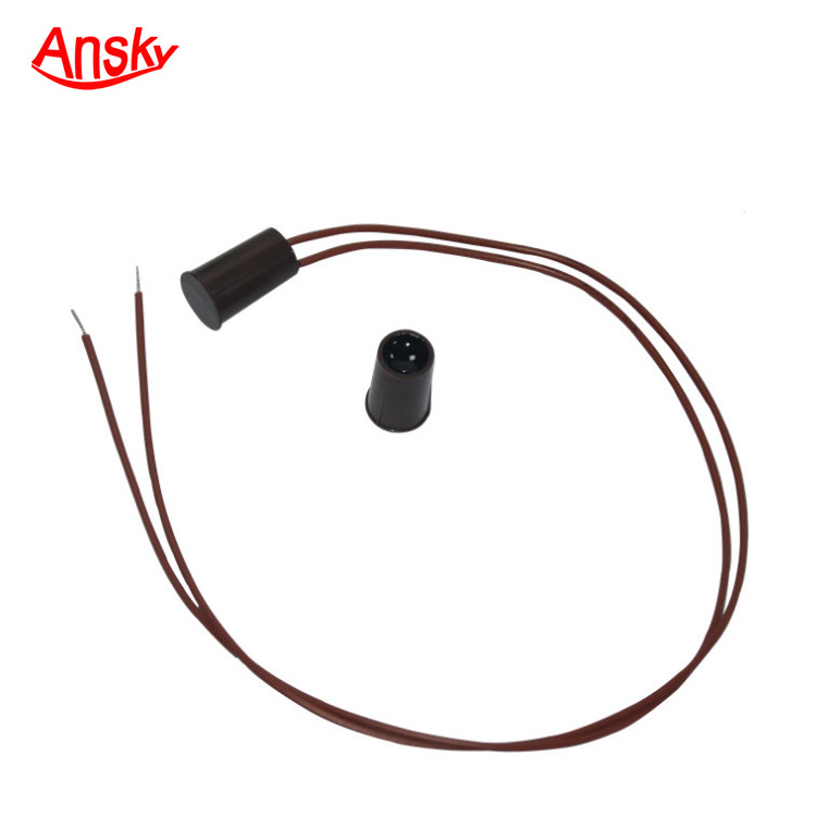 Window and door alarm recessed magnetic contact switch