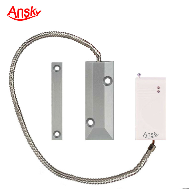 Iron 433mhz wireless garage shutter door contact open sensor magnetic reed switch