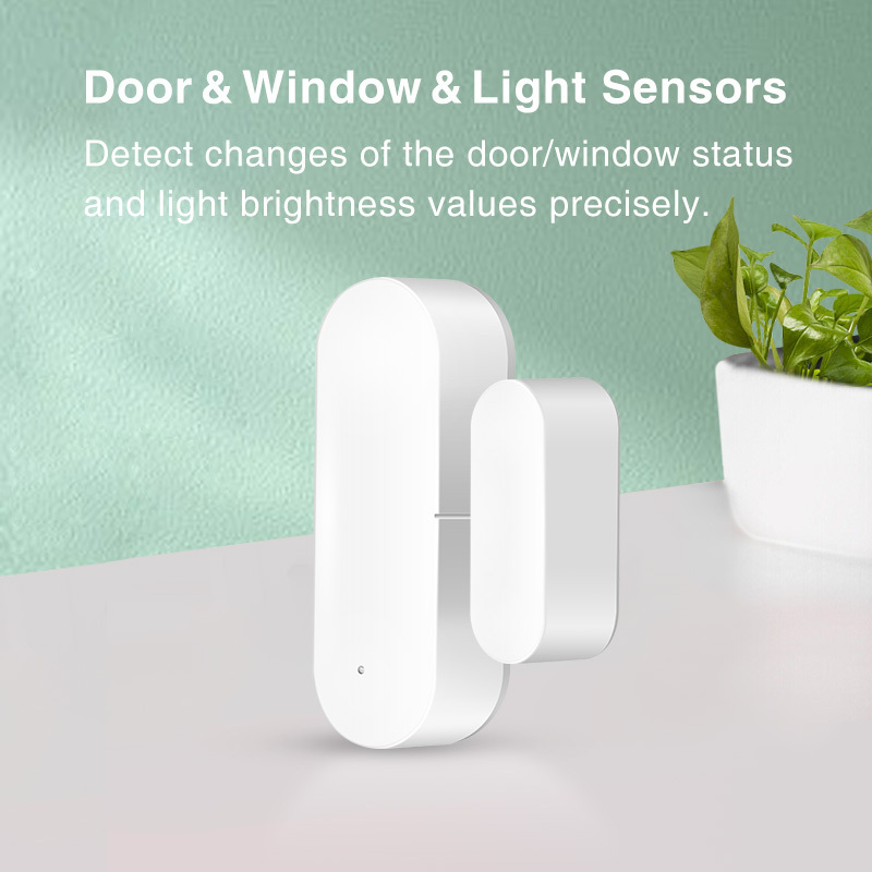 Tuya Smart Light WIFI Illuminance Sensor Brightness Detector Sensor Combined with Door Contact sensor Smart Life