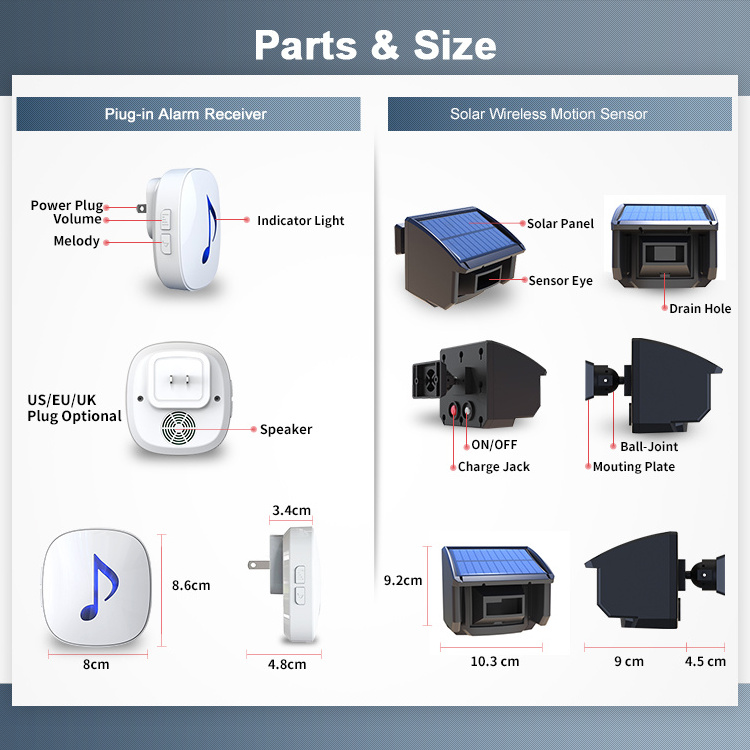 Wireless Infrared Pool Safety Alarm System