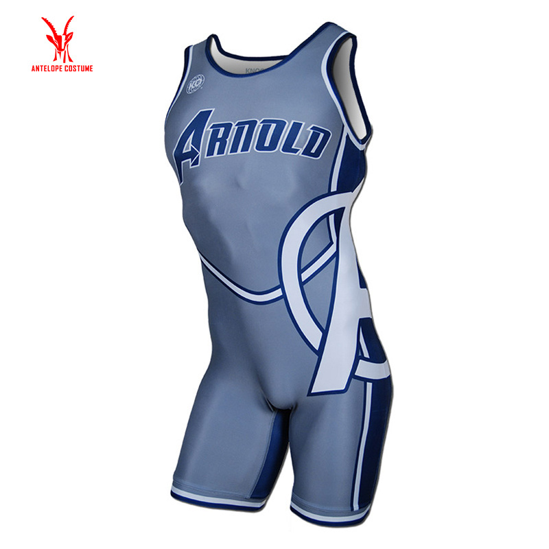 Cheap Custom China Sublimation Youth Wrestling Singlets Boys Wrestling Singlet Design