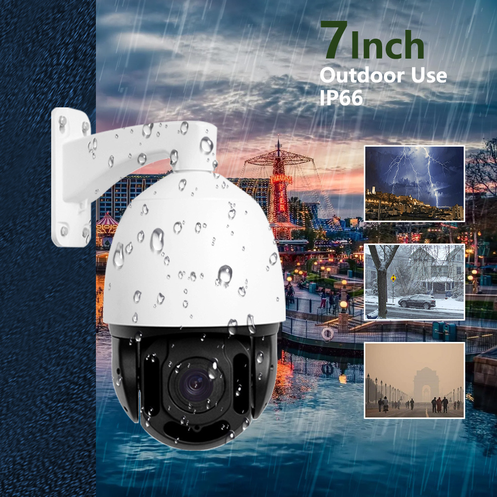 UNV 4K Ultra High Definition Line Crossing CCTV Auto-tracking PTZ Camera Waterproof 360 Dome 25X Zoom Security Camera Systems