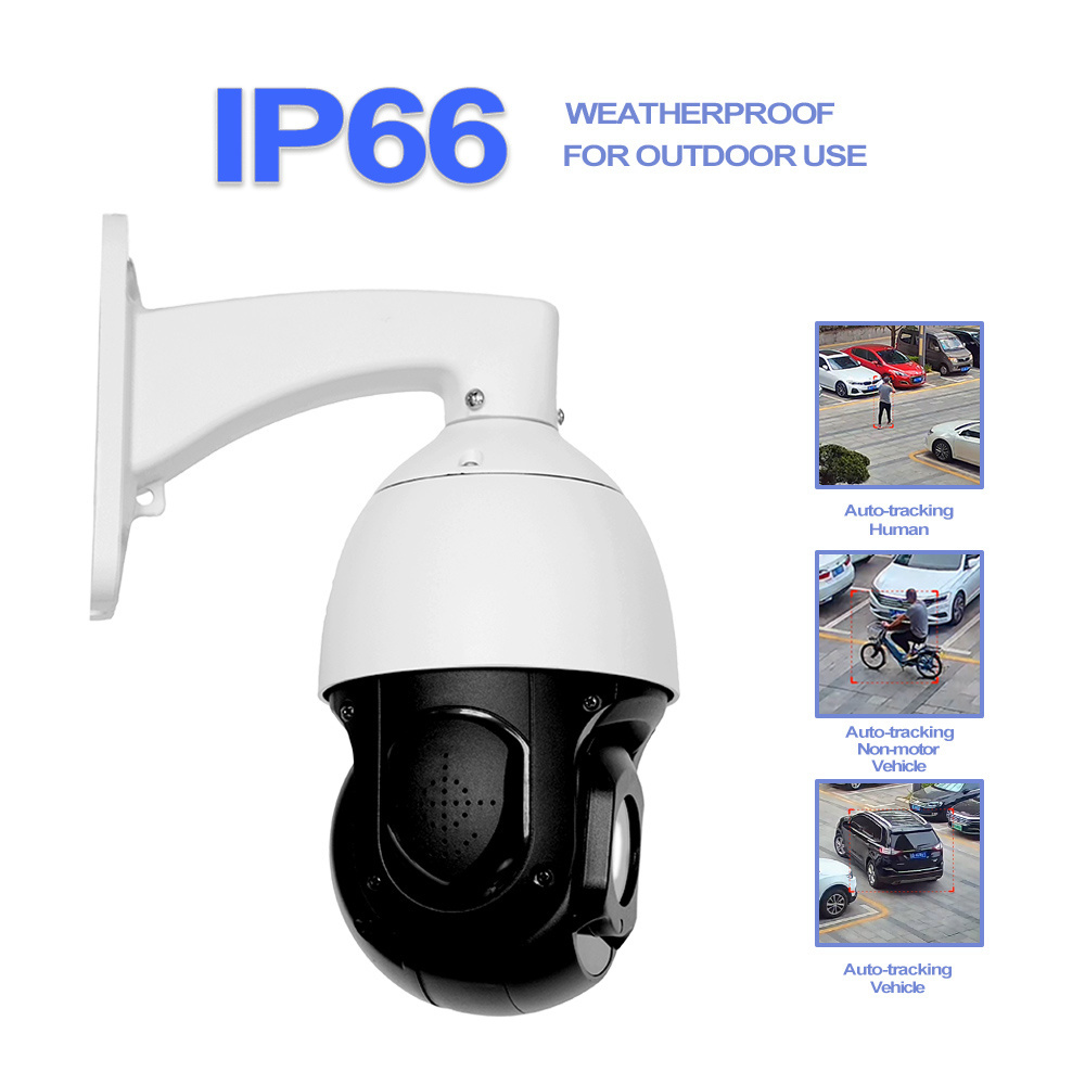 Outdoor 3MP 8MP 20X 30X 44X  Optical Zoom IP Camera Surveillance CCTV PTZ High Speed Dome Camera 4K