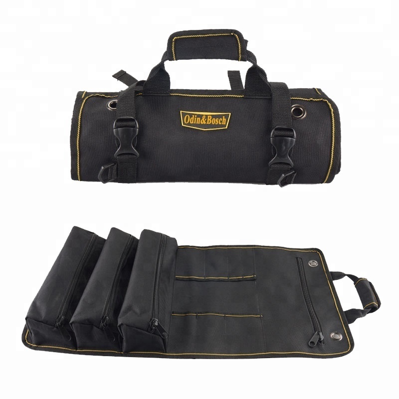 Waterproof Oem Premium Garden Kneeler Canvas Roll Up Tool Bag