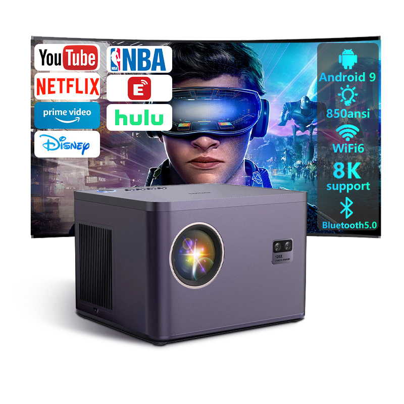 Full HD Video LED Beamer Wireless Proyector Smart Home Interactive Projectors Pocket Pico Portable Android LCD 4K Mini Projector