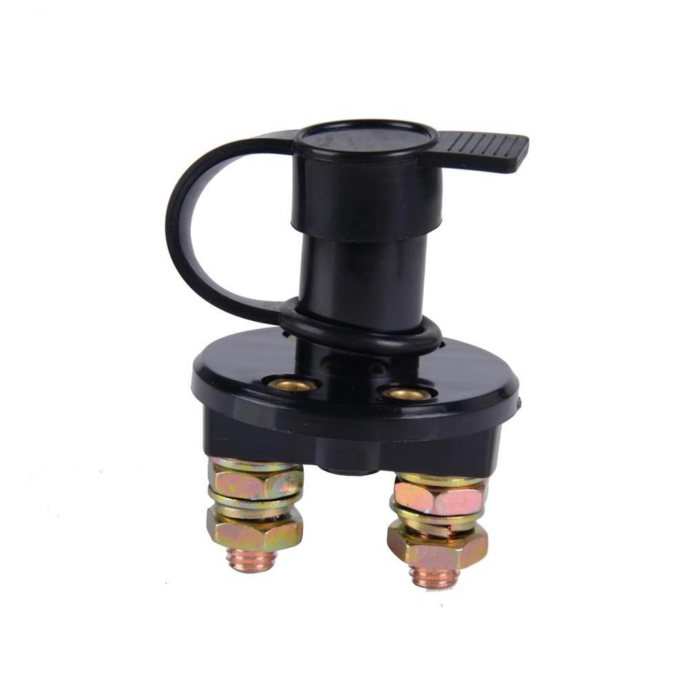 12/24V 500A battery isolator engine disconnect cut off waterproof automotive switch with Key fits racing car RV Marine,truck