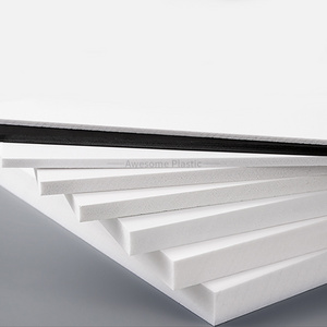 Factory 15mm PVC foam, board 4x8ft White Plastic Sheet for cabinets printing material