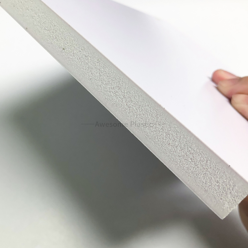 Factory 15mm PVC foam, board 4x8ft White Plastic Sheet for cabinets printing material