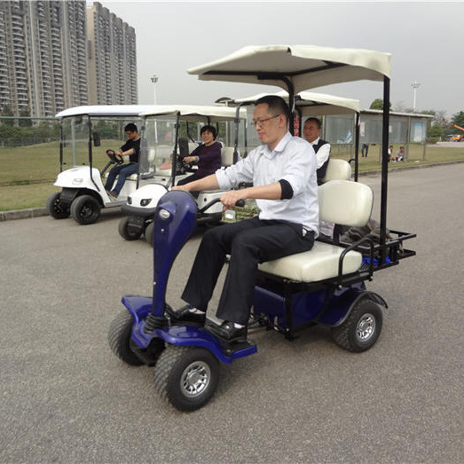 2 seat folding electric golf scooter cheap Chinese golf cart with CE approved and full warranty