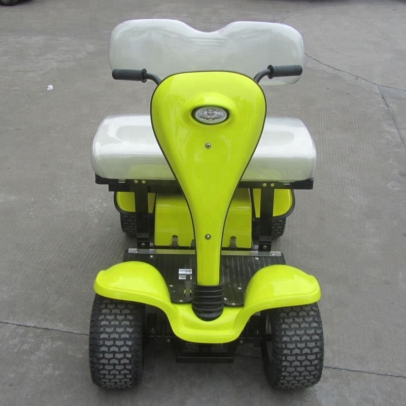 2 seat folding electric golf scooter cheap Chinese golf cart with CE approved and full warranty