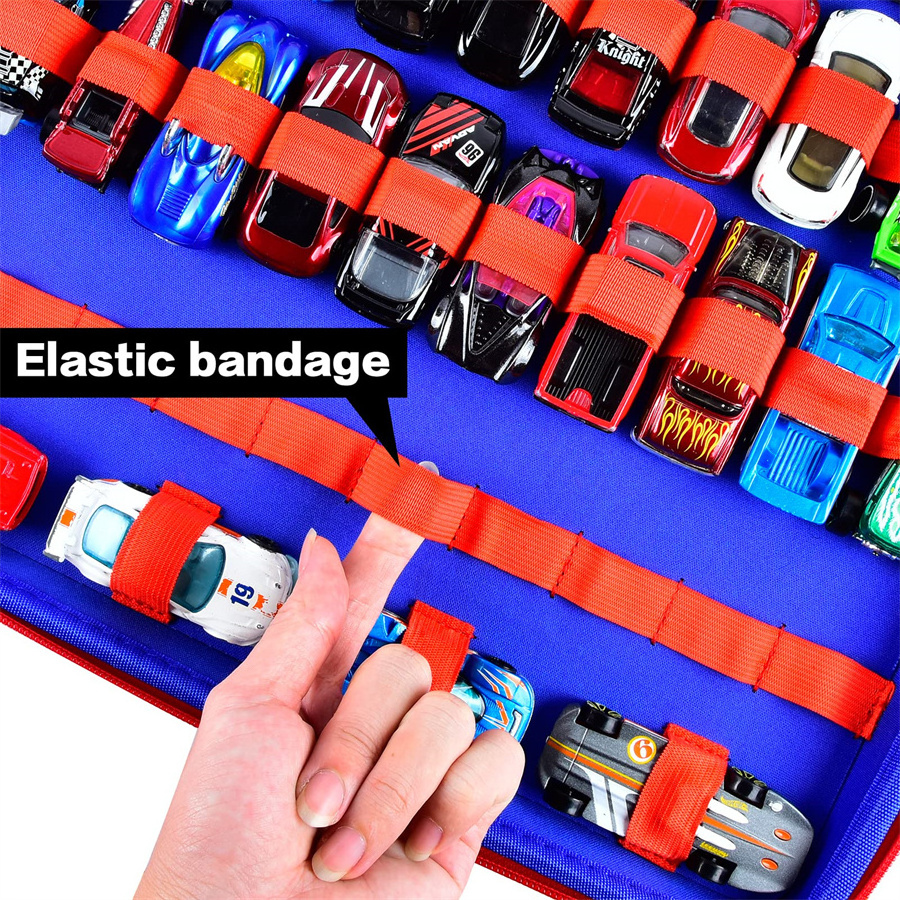 Toy Storage Case Compatible Hot Car Matchbox Cars Portable Carrying Container Carrier Holder Fit for 88 Toy Car Carrying case