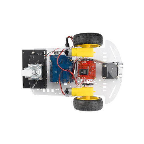 DIYMORE Smart Car Tracking Motor Smart Robot Car Chassis Kit 2WD Ultrasonic MCU